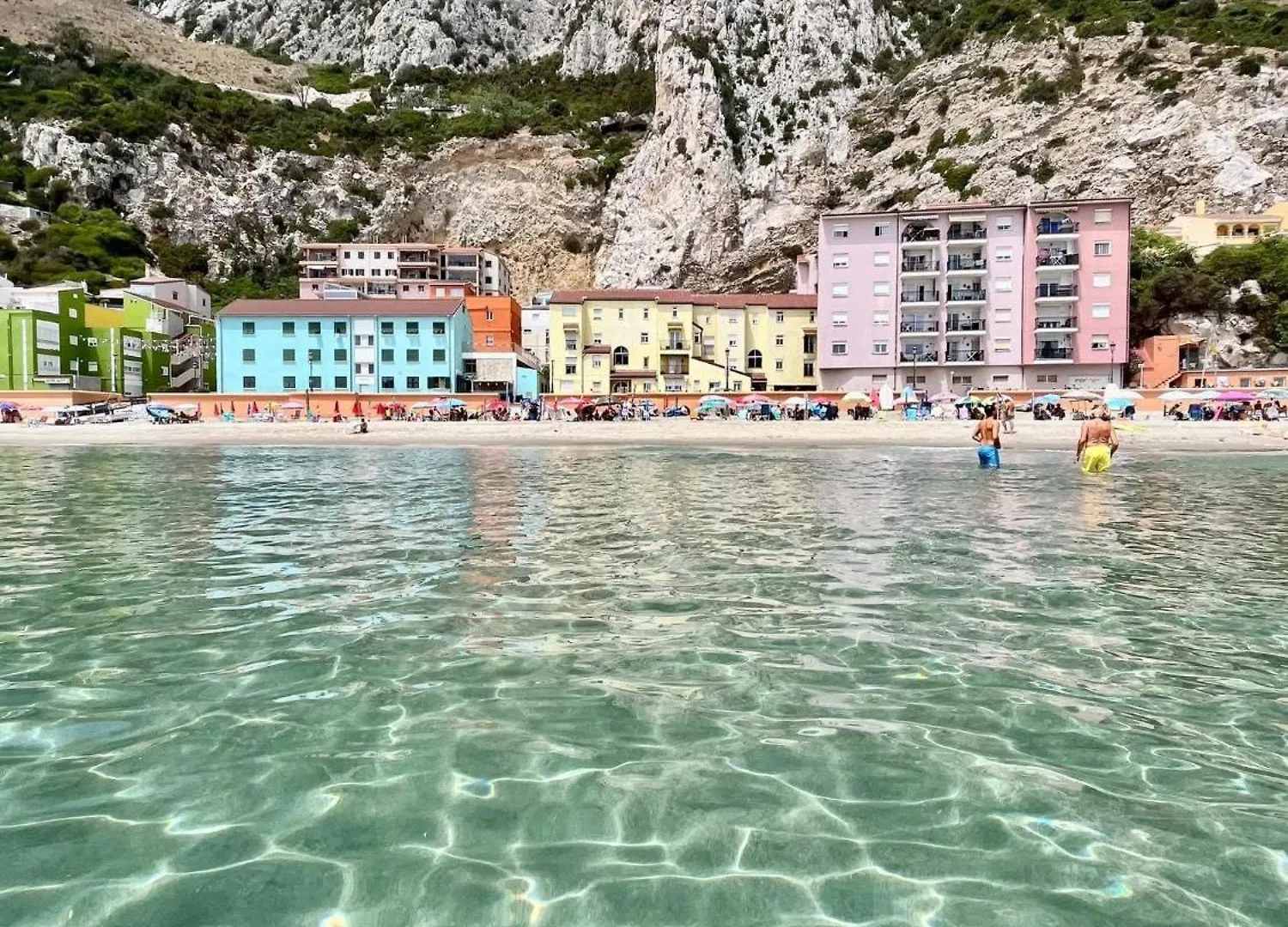 Luxury Catalan Bay Beach House - Sea + Rock Views Gibraltar Apartment