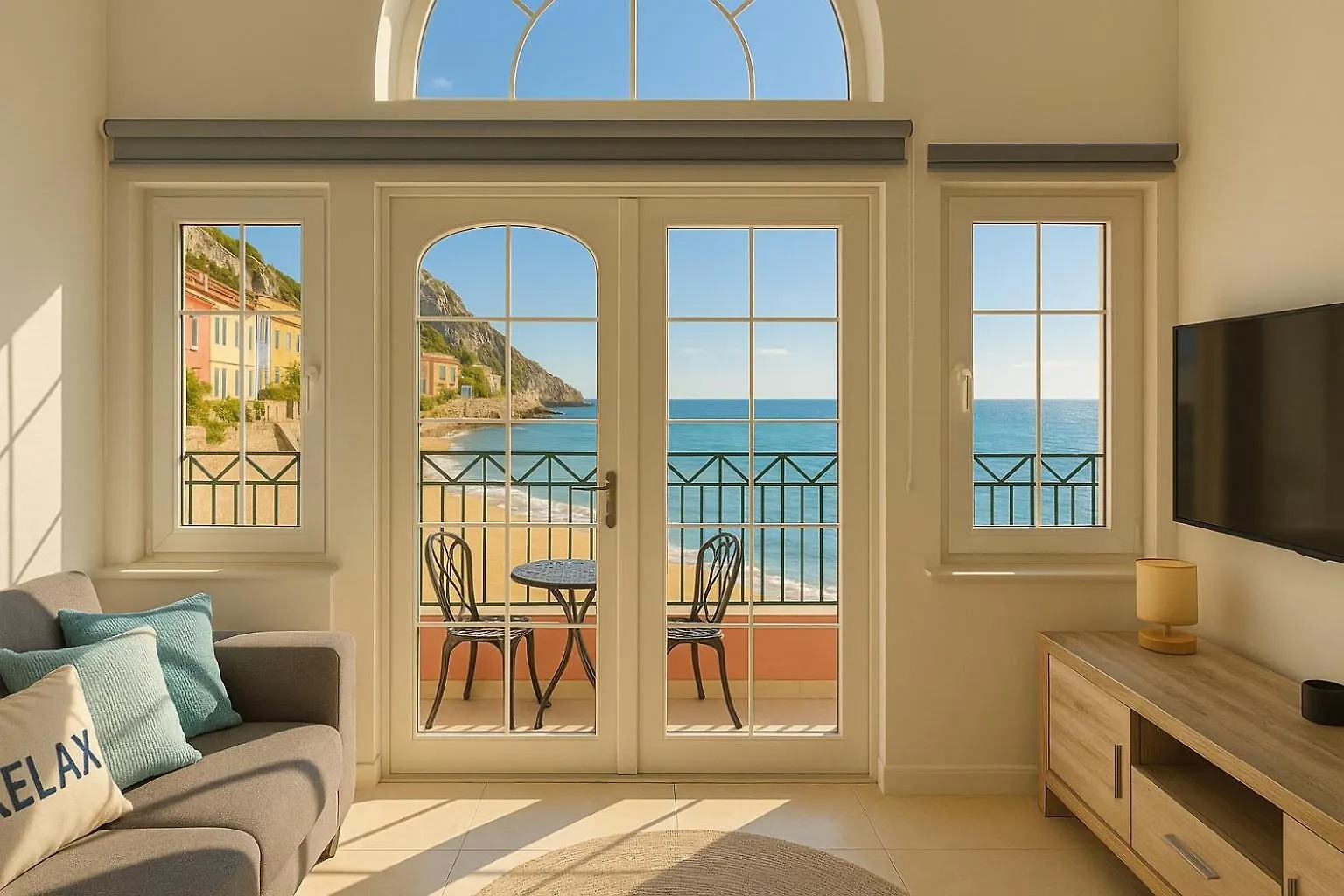 Apartment Luxury Catalan Bay Beach House - Sea + Rock Views Gibraltar